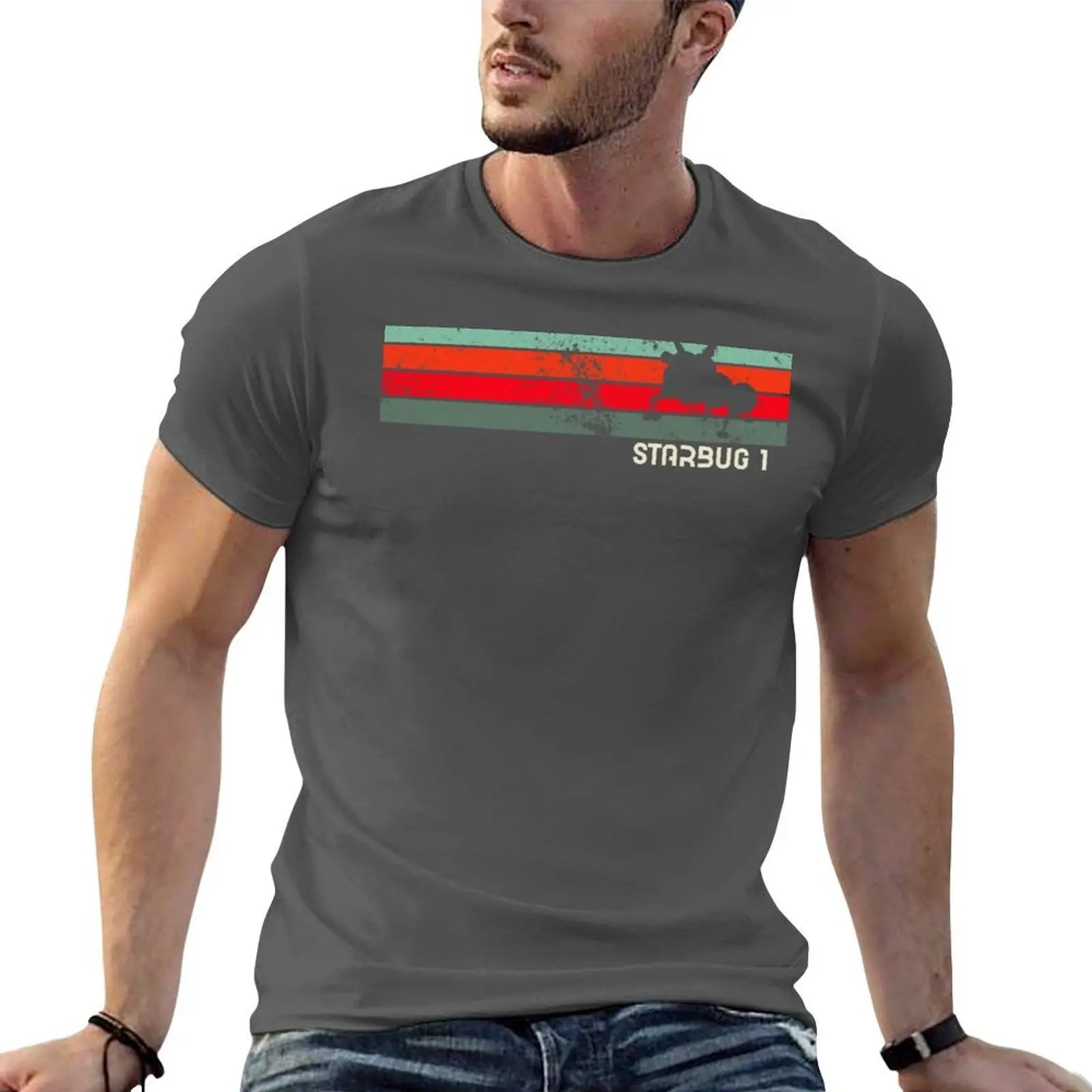 T-shirt Uni Décontracté Homme | Coton Léger Col Rond Manches Courtes