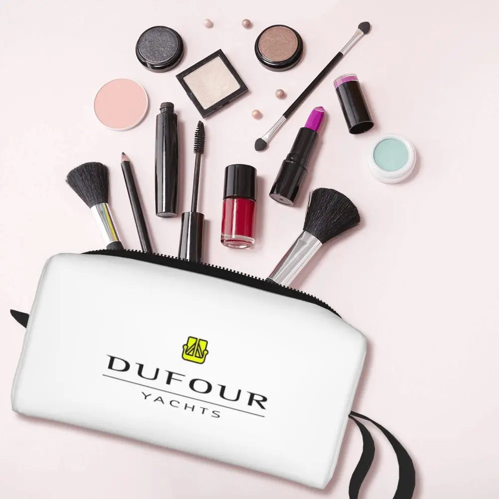 Dufour Yacht Trousse de maquillage et de toilette pour femme, organiseur de cosmétiques, trousse de voyage, trousse à crayons