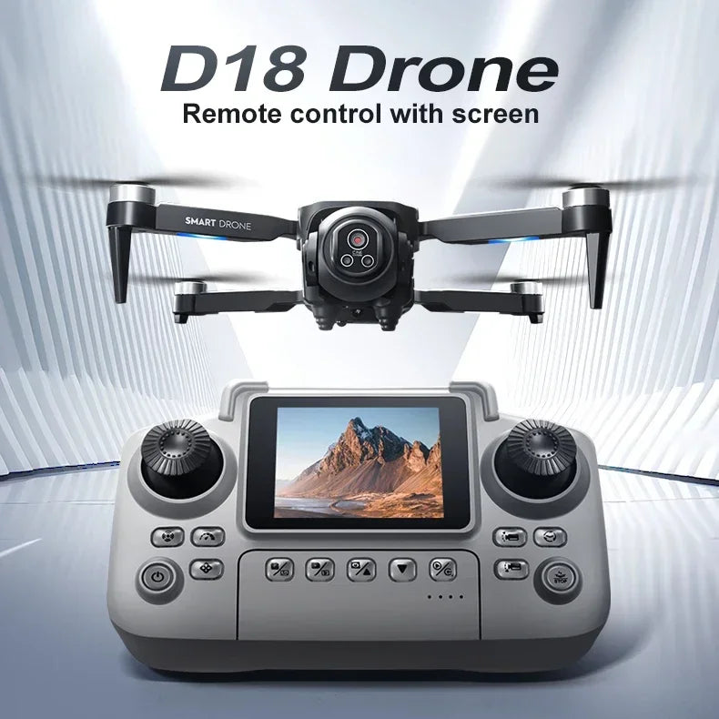 Lenovo D18 Drone 8K aérien HD double caméra intelligente évitement d'obstacles puissance sans brosse 5G WIFI écran télécommande GPS Drone