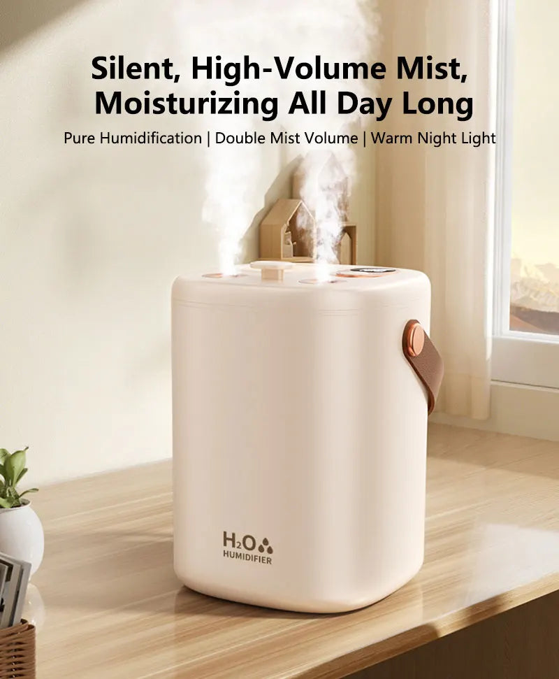 Humidificateur domestique grande capacité, silencieux, pour bureau etc.