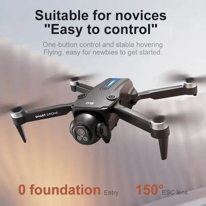 Lenovo D18 Drone 8K aérien HD double caméra intelligente évitement d'obstacles puissance sans brosse 5G WIFI écran télécommande GPS Drone