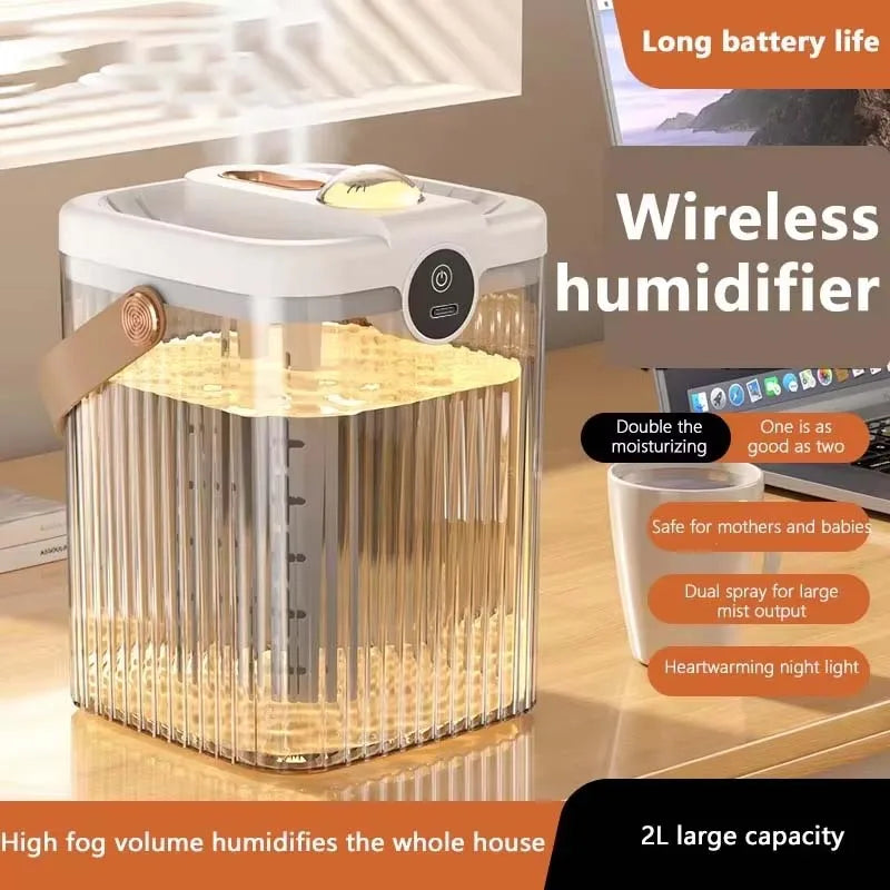 Nouveau Humidificateur USB 2026, Petit Humidificateur d'air Domestique, Humidificateur de Voiture