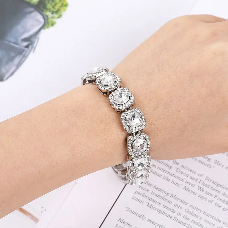 HNSP 13MM de large luxe plein Zircon glace Tennis main chaîne Bracelet pour hommes cadeau Hip Hop rue fête bijoux accessoires