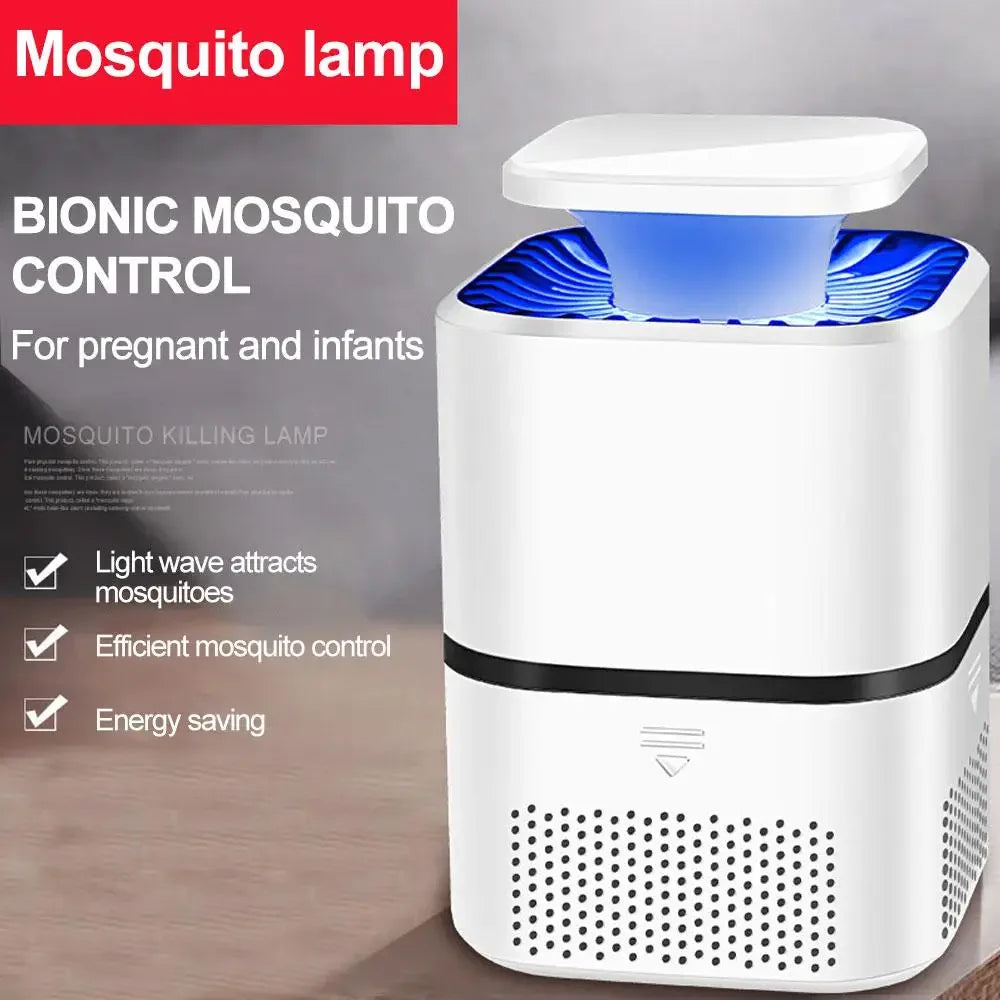 Lampe Anti-Moustique UV – Piège à Moustiques Silencieux USB