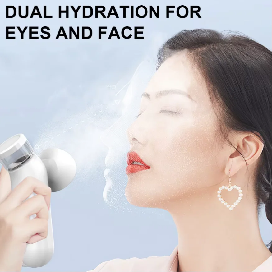 Vaporisateur Oculaire Hydratant – Soin Yeux Secs Portable Rechargeable