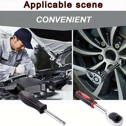 Kit d'Outils Professionnel 46 Pièces – Coffret à Cliquet pour Entretien Auto & Bricolage