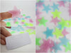 Autocollants Étoiles Fluorescentes 3D — Décoration Murale Lumineuse