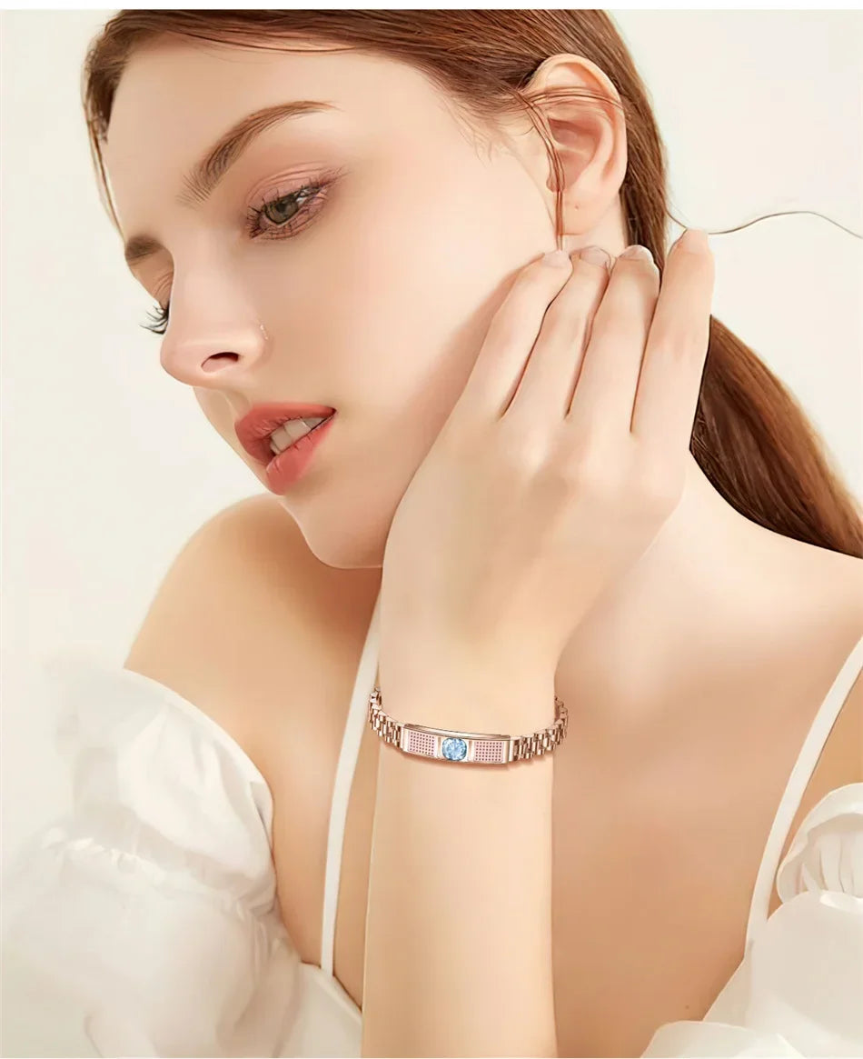 Nouvelle Montre Connectée Ultra-Mince 5,8 mm 2026 pour Femme, 100+ Modes Sportifs, Suivi Scientifique du Sommeil et Surveillance de l'Oxygène Sanguin