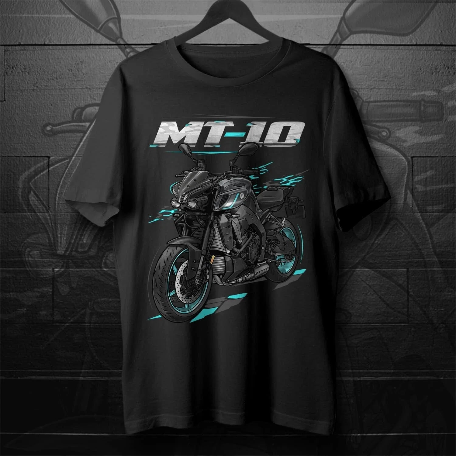 T-shirt d'été décontracté pour homme MT-10 2022-2025, T-shirt de moto graphique à manches courtes pour l'été