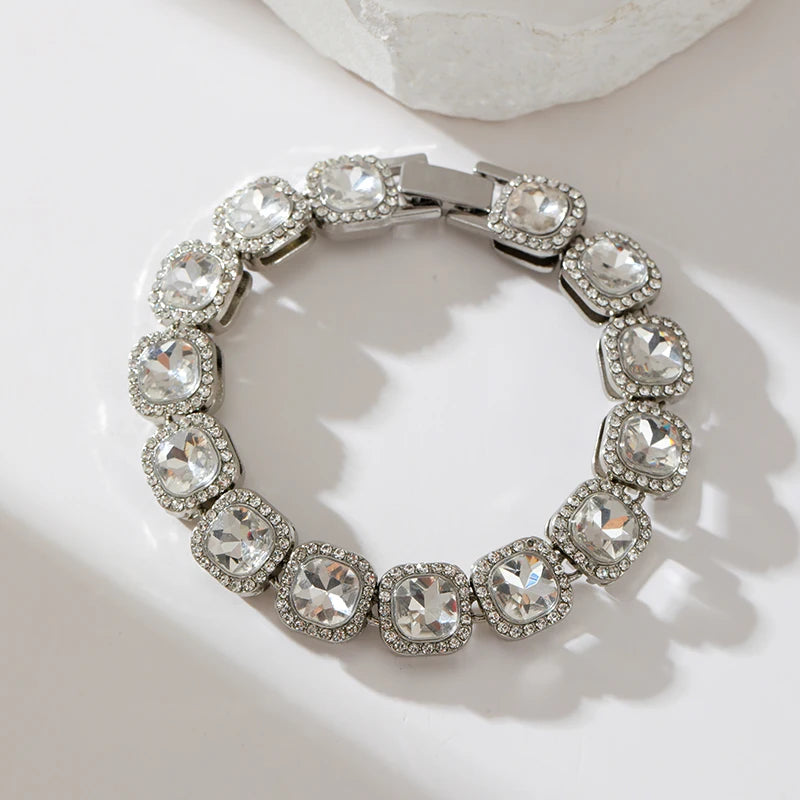 Bracelet Chaîne Acier Inoxydable 316L Femme .