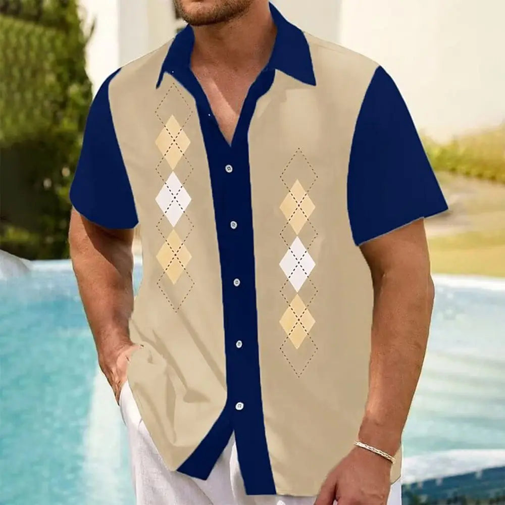 Nouvelles chemises manches courtes style hawaïen. Plusieurs coloris disponible.