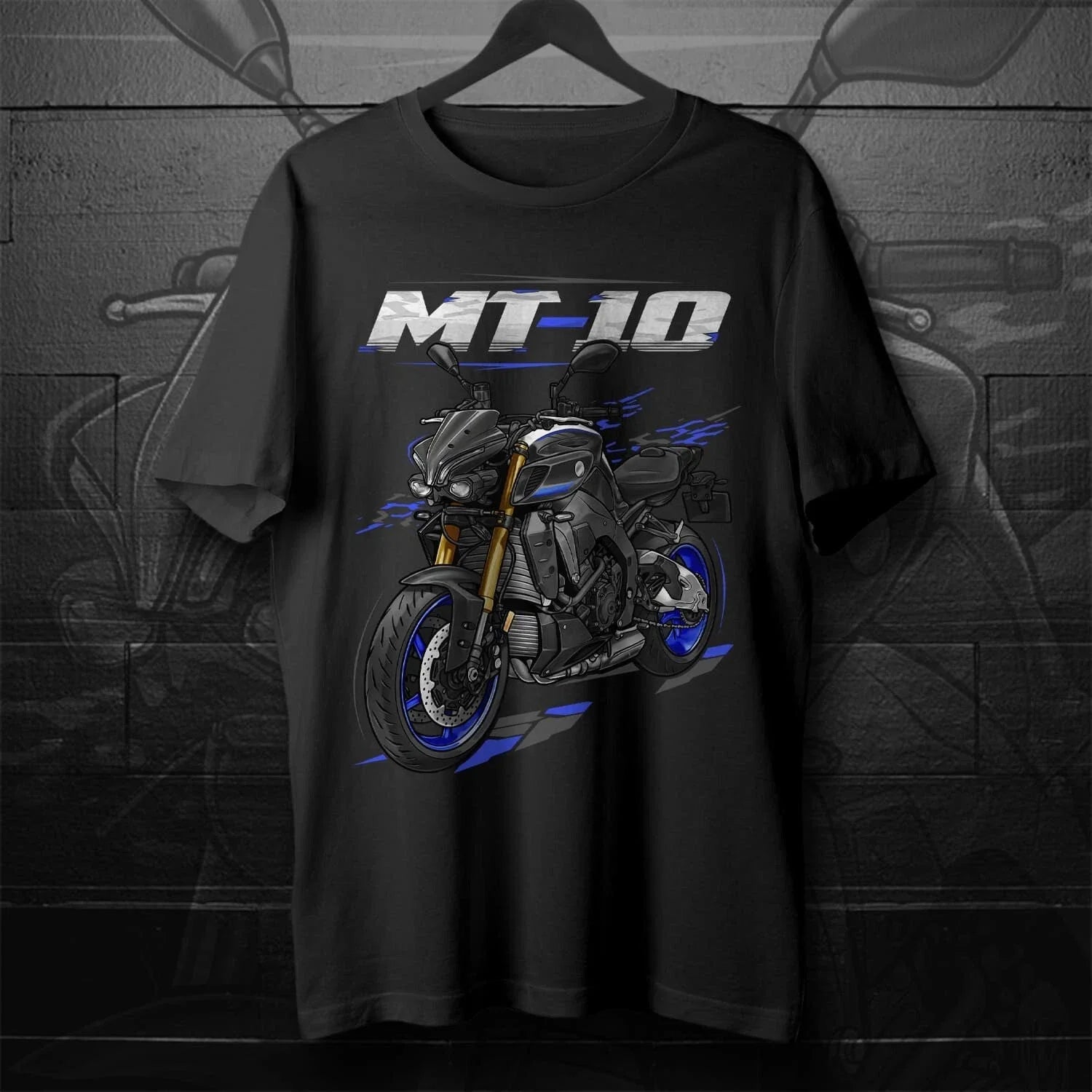 T-shirt d'été décontracté pour homme MT-10 2022-2025, T-shirt de moto graphique à manches courtes pour l'été