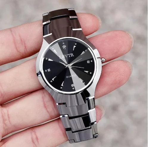 Montre Couple Quartz – Cadran Élégant | Coffret 2 pièces