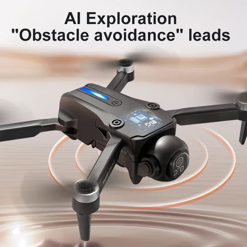 Lenovo D18 Drone 8K aérien HD double caméra intelligente évitement d'obstacles puissance sans brosse 5G WIFI écran télécommande GPS Drone