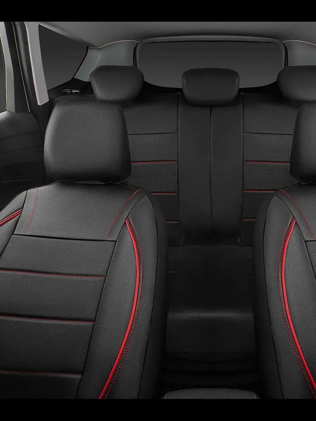 Housse Siège Auto Universelle en Cuir — Kit 9 Pièces pour 5 Places