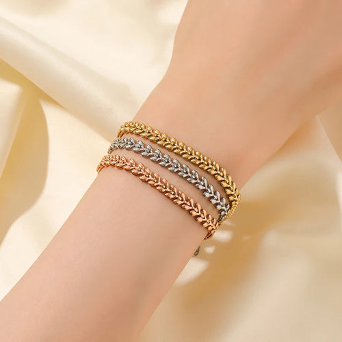 Bracelet jonc unisexe en acier inoxydable, style vintage, texture de haute qualité, bijou de poignet tendance