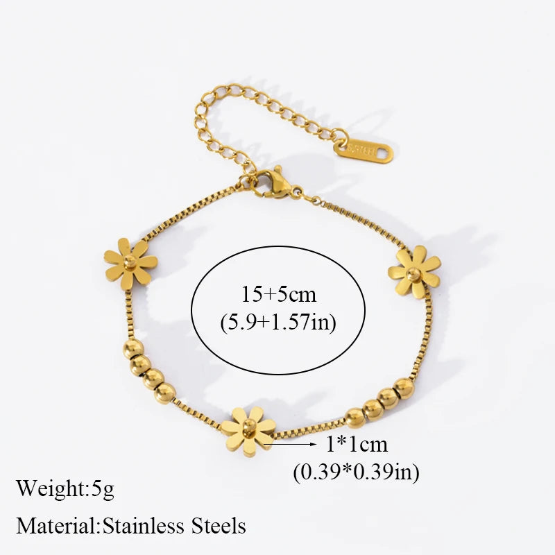 Bracelet en acier inoxydable 316L avec nœud papillon et zircon.