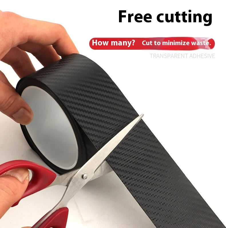 Film autocollant de protection pour seuil de voiture, anti-rayures, imperméable, noir mat, Nano autocollant pour carrosserie de voiture