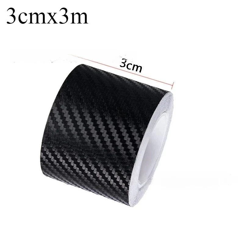 Film autocollant de protection pour seuil de voiture, anti-rayures, imperméable, noir mat.
