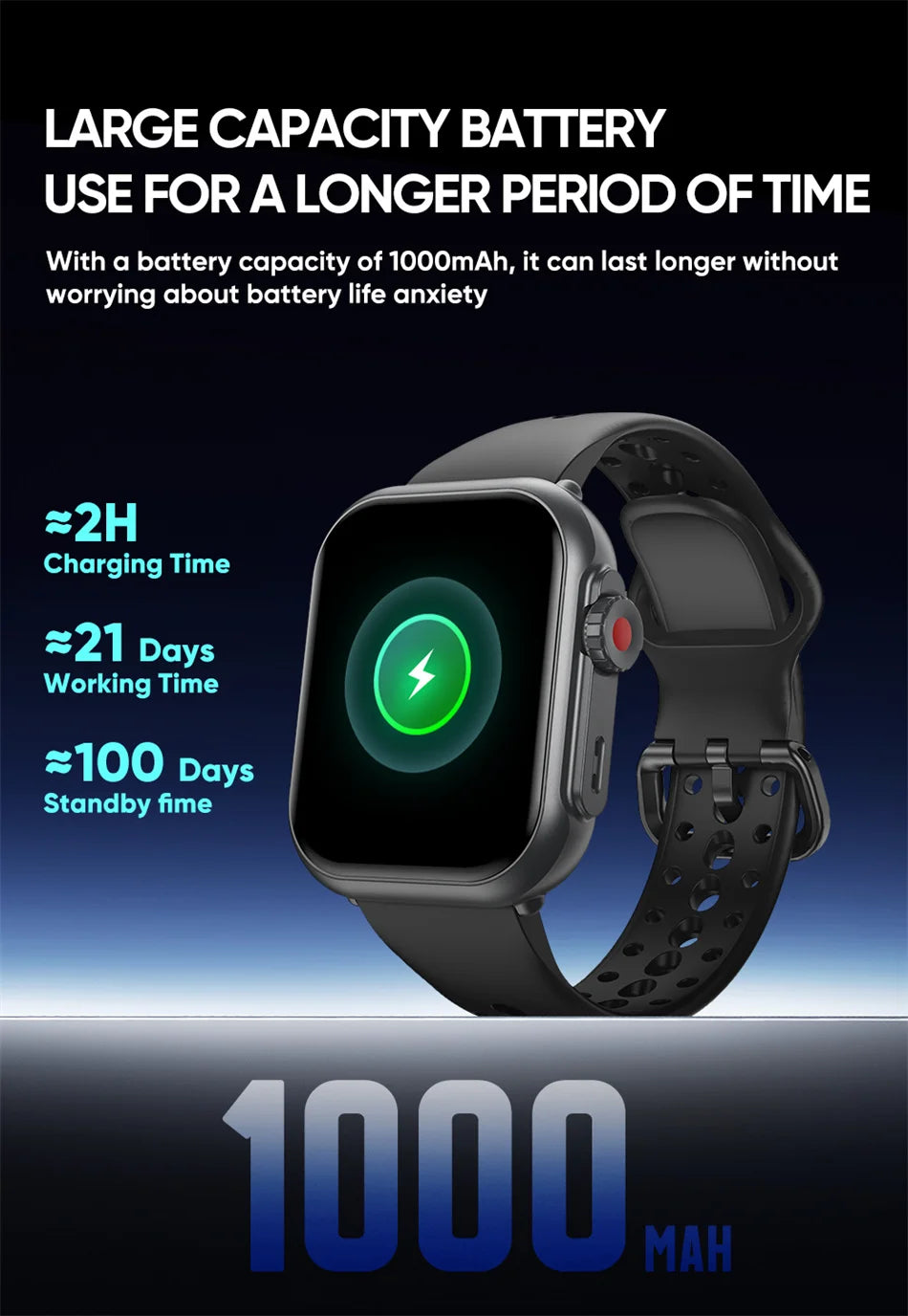Montre Ultra 2 SE montre intelligente hommes femmes 1000mAh Bluetooth appel sport Fitness Bracelet IP68 étanche Smartwatch IOS