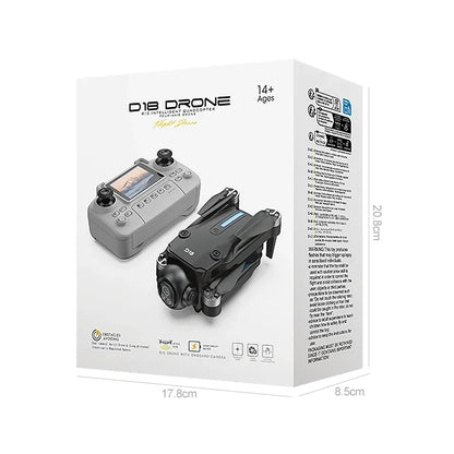 Lenovo D18 Drone 8K aérien HD double caméra intelligente évitement d'obstacles puissance sans brosse 5G WIFI écran télécommande GPS Drone