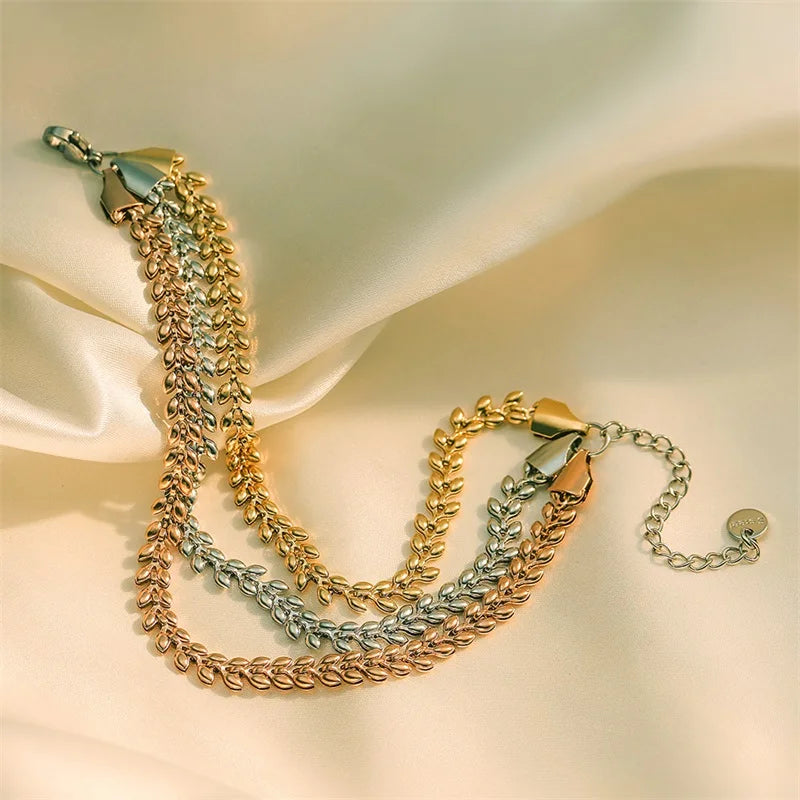 Bracelet jonc unisexe en acier inoxydable, style vintage, texture de haute qualité, bijou de poignet tendance