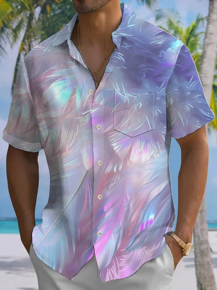 2025 chemise manches courtes florale. Plusieurs coloris disponible