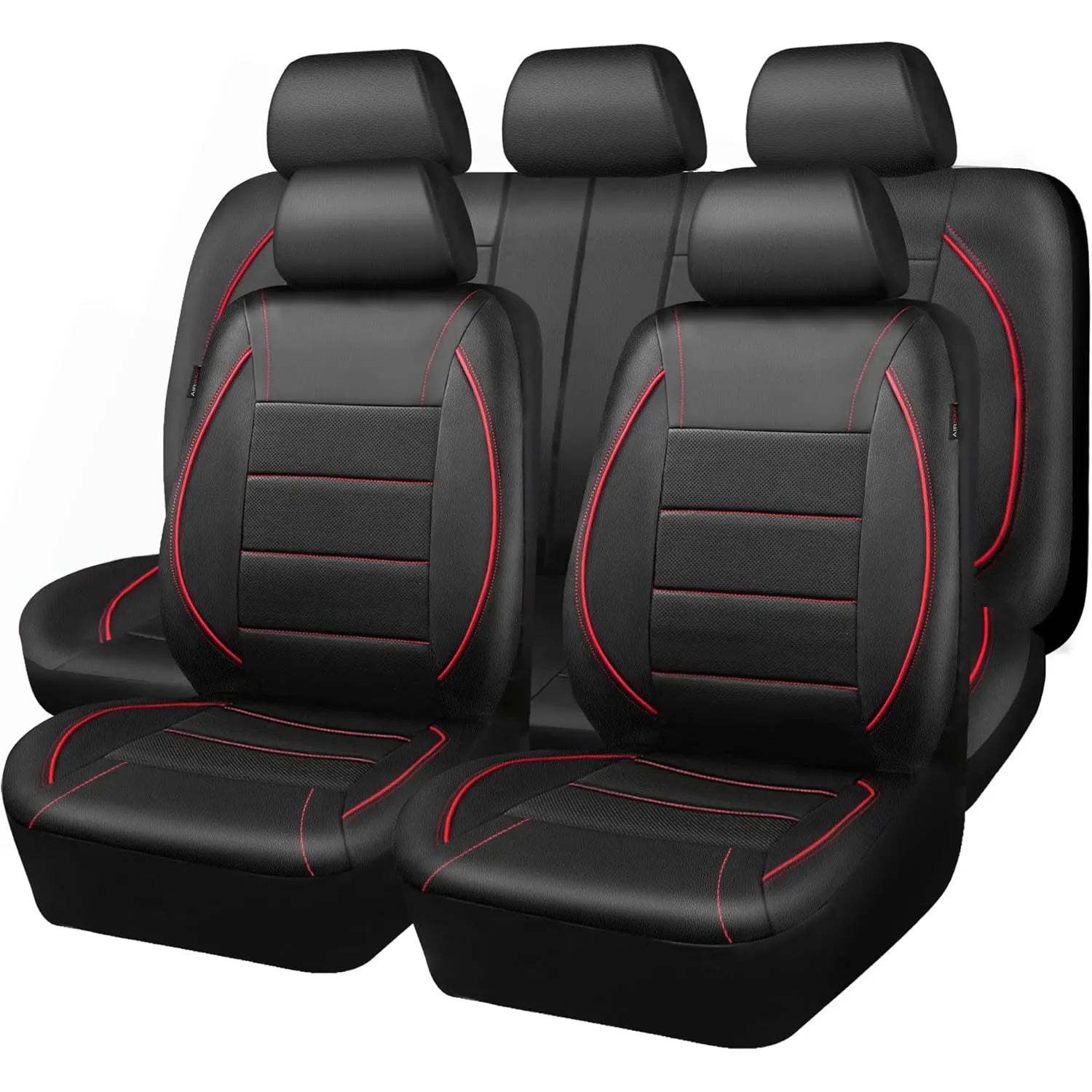 Housse Siège Auto Universelle en Cuir — Kit 9 Pièces pour 5 Places