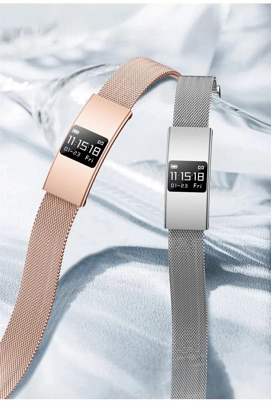 Nouveau modèle 2026 – Bracelet intelligent ultra-fin 3,5 mm avec suivi scientifique du sommeil et surveillance de la santé 24h/24 pour femmes