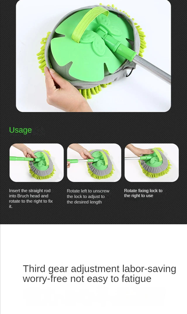 Brosse de nettoyage de voiture, réglable, Super absorbante, brosse de lavage de voiture, télescopique à Long manche, vadrouille de nettoyage, accessoires automobiles