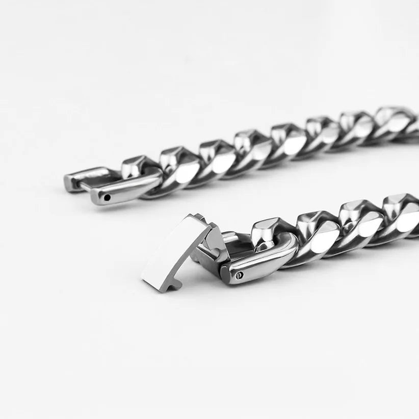 Collier chaîne cubaine Miami en acier inoxydable 316L HNSP pour homme, bijoux épais 7MM/9MM/15MM, accessoires streetwear punk