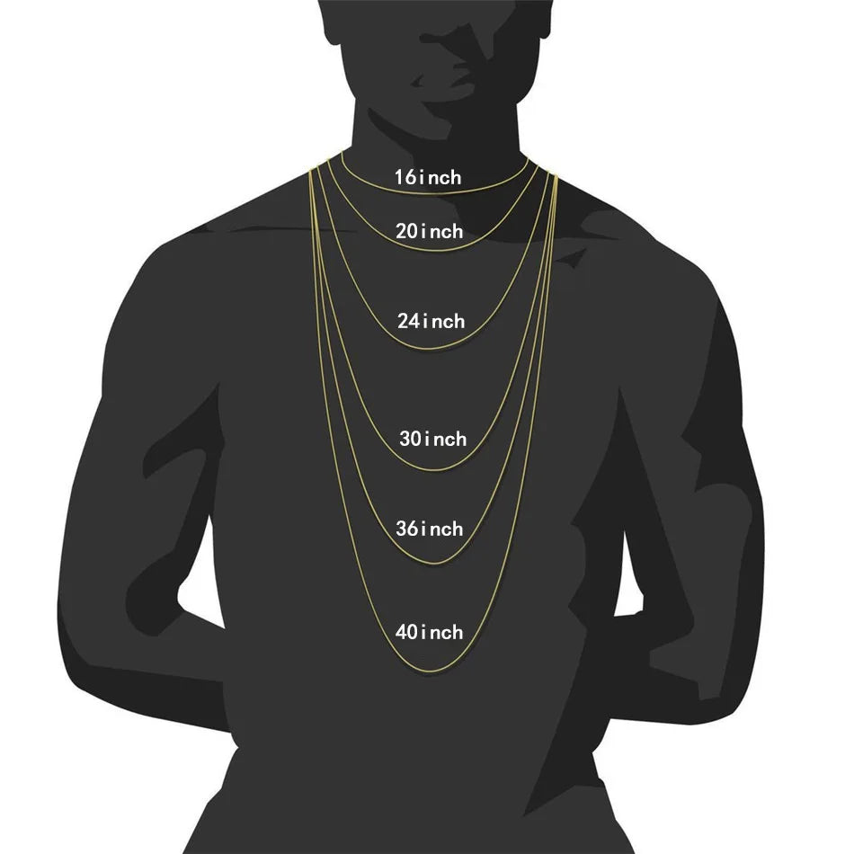 Chaîne de collier HNSP Miami Cuban Link Iced Out pour hommes - Chaîne de bijoux Hip Hop robuste et brillante de 13 mm de large
