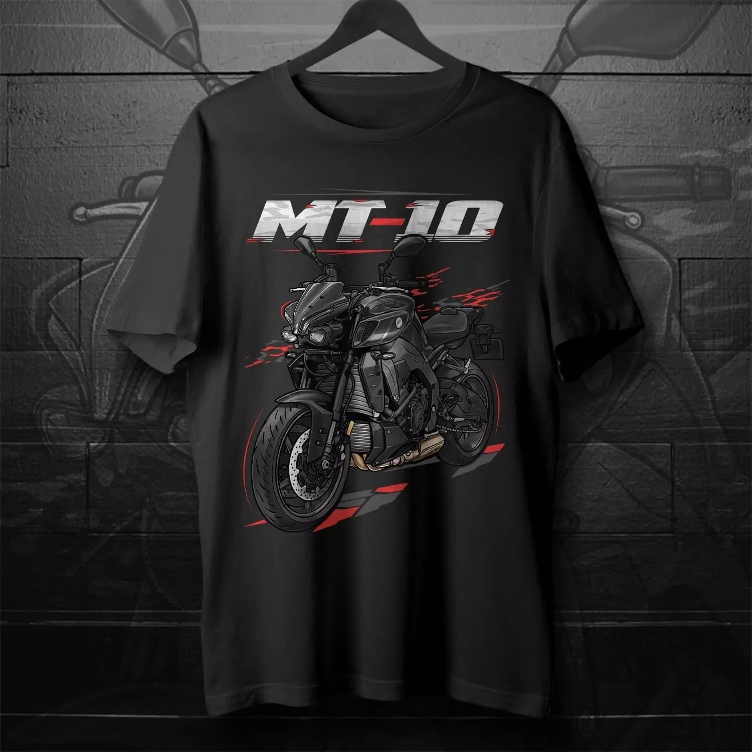 T-shirt d'été décontracté pour homme MT-10 2022-2025, T-shirt de moto graphique à manches courtes pour l'été