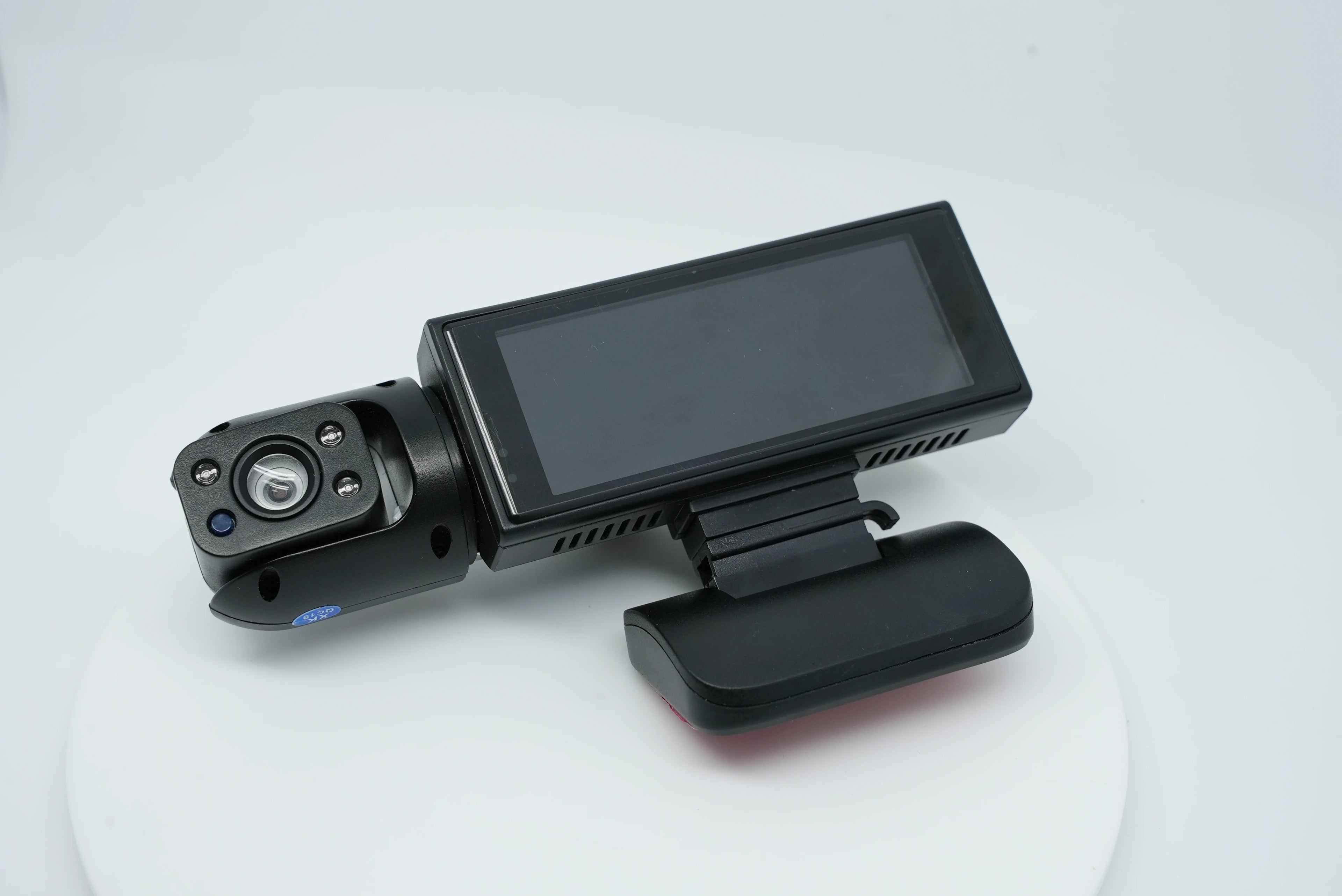 Caméra de tableau de bord double WIFI 1080P pour voitures, avant et intérieure, caméra de voiture avec vision nocturne IR, enregistrement en boucle, grand angle, caméra DVR pour voiture