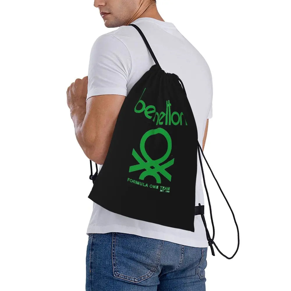 Sacs à dos Benetton, sacs à cordon multifonctions, sacs de sport, sacs à livres pour homme et femme, pour l'école