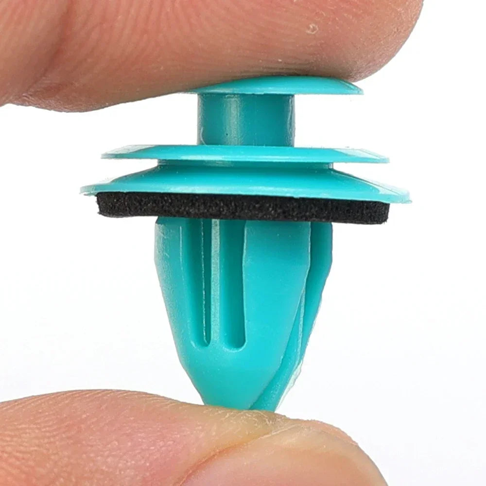 Clip de panneau de porte automatique avec bague d'étanchéité, 100 à 20 pièces, fixation automatique, Rivet, Clip de retenue de pare-chocs,