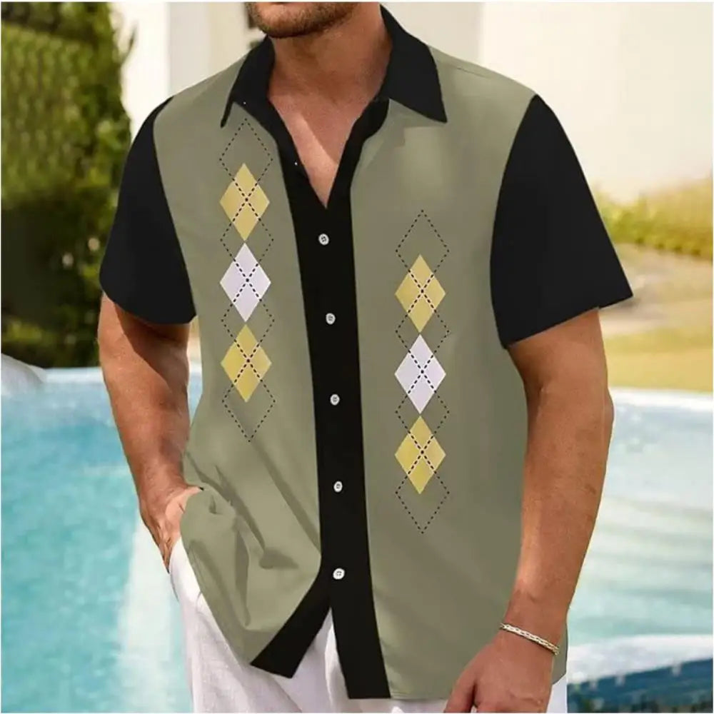 Nouvelles chemises manches courtes style hawaïen. Plusieurs coloris disponible.