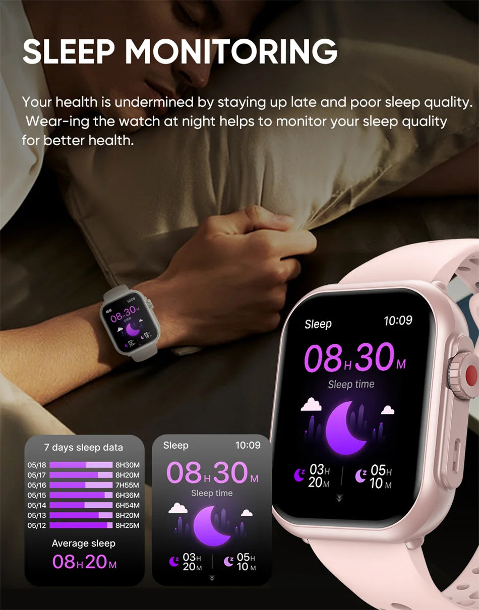 Montre Ultra 2 SE montre intelligente hommes femmes 1000mAh Bluetooth appel sport Fitness Bracelet IP68 étanche Smartwatch IOS