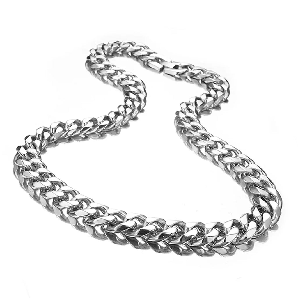 Collier chaîne cubaine Miami en acier inoxydable 316L HNSP pour homme, bijoux épais 7MM/9MM/15MM, accessoires streetwear punk