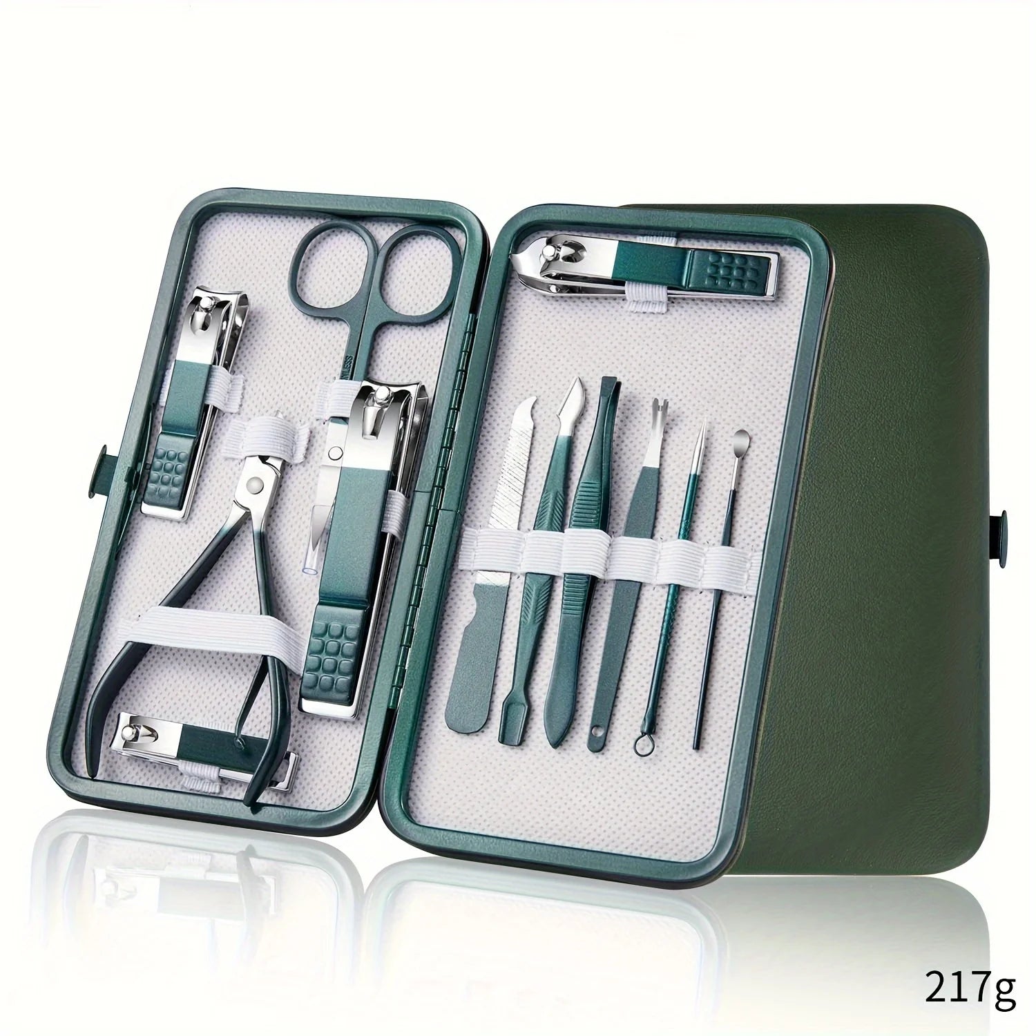 Kit de manucure et pédicure professionnel en acier inoxydable,7 pièces, 10 pièces, 12/18 pièces