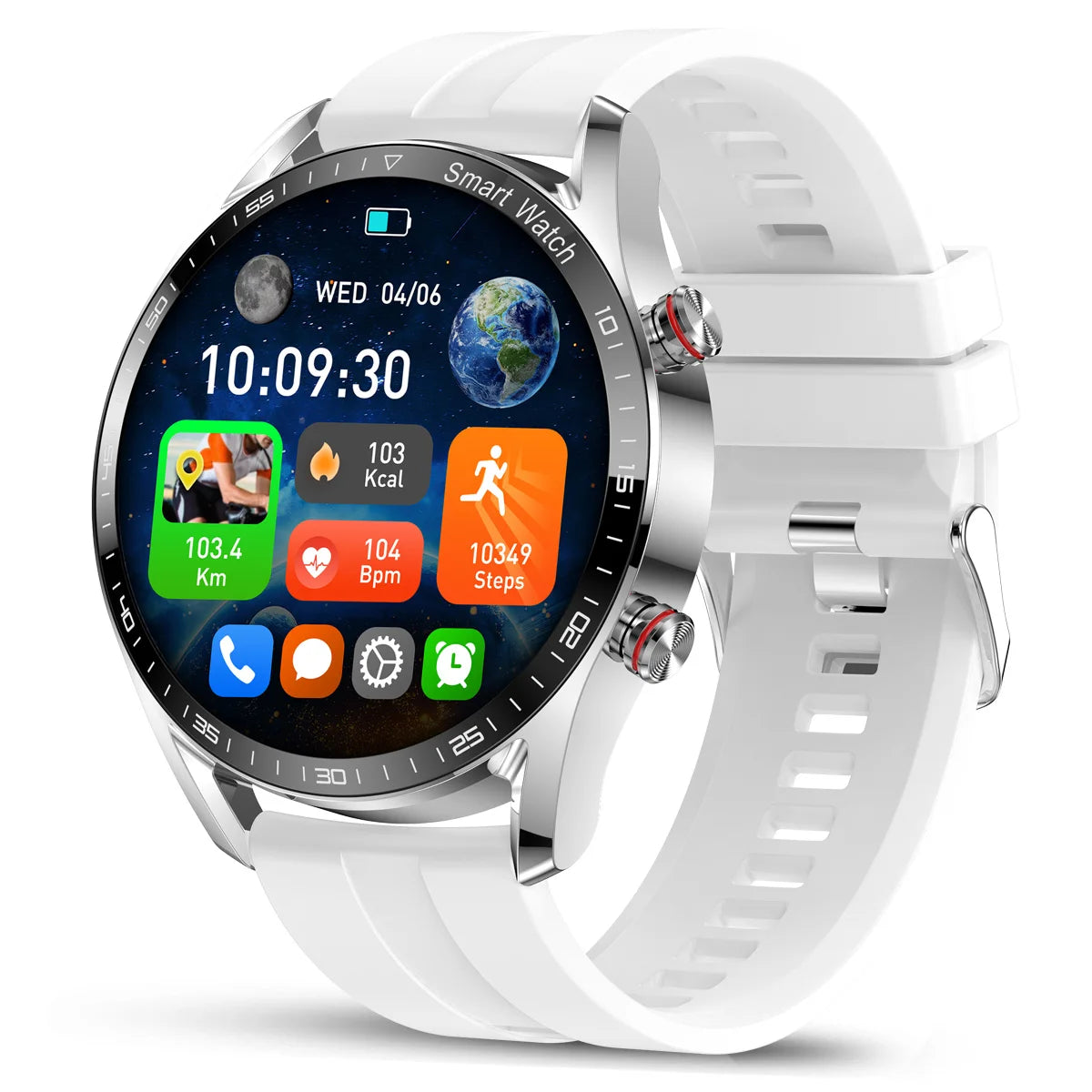 Montre Connectée Homme Femme ChiBear GT – 1,53" Appel Bluetooth, Cardio, SpO2, Sport