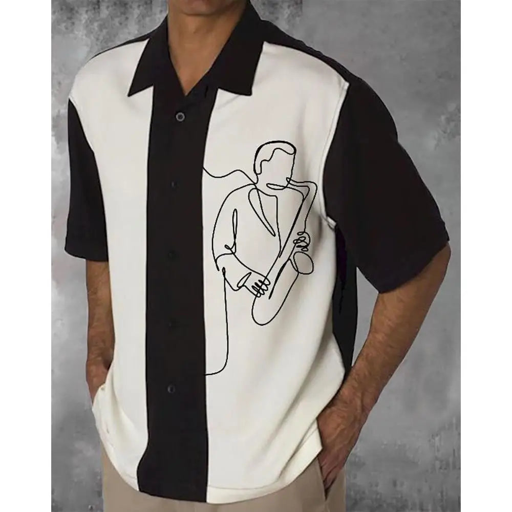 Nouvelles chemises manches courtes style hawaïen