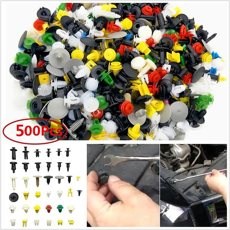 Clips de fixation universels mixtes pour pare-chocs de voiture, fixation de voiture, Rivet, doublure de panneau de porte pour toutes les voitures